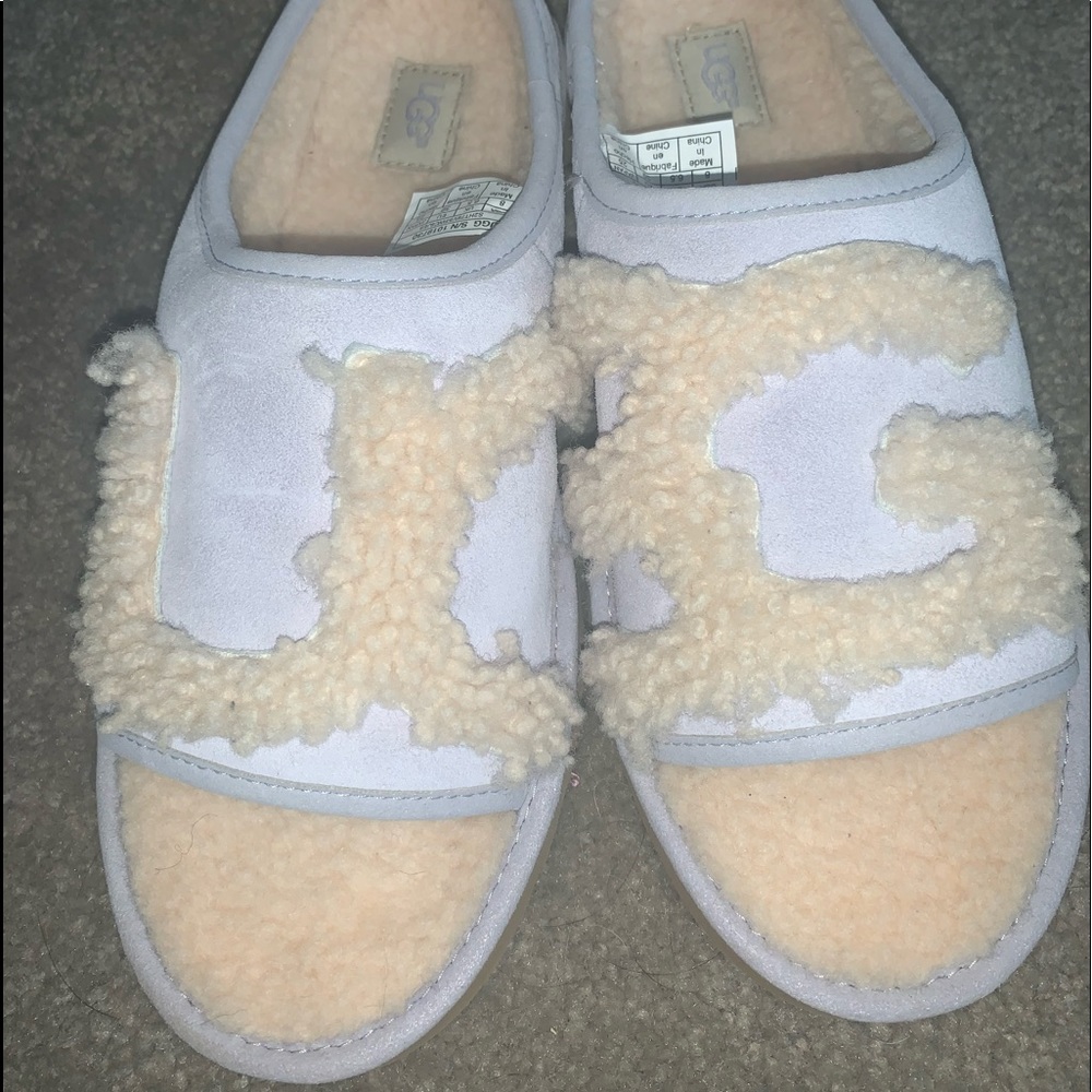 NWOT Women’s Size 8 Open Toe UGG Slippers